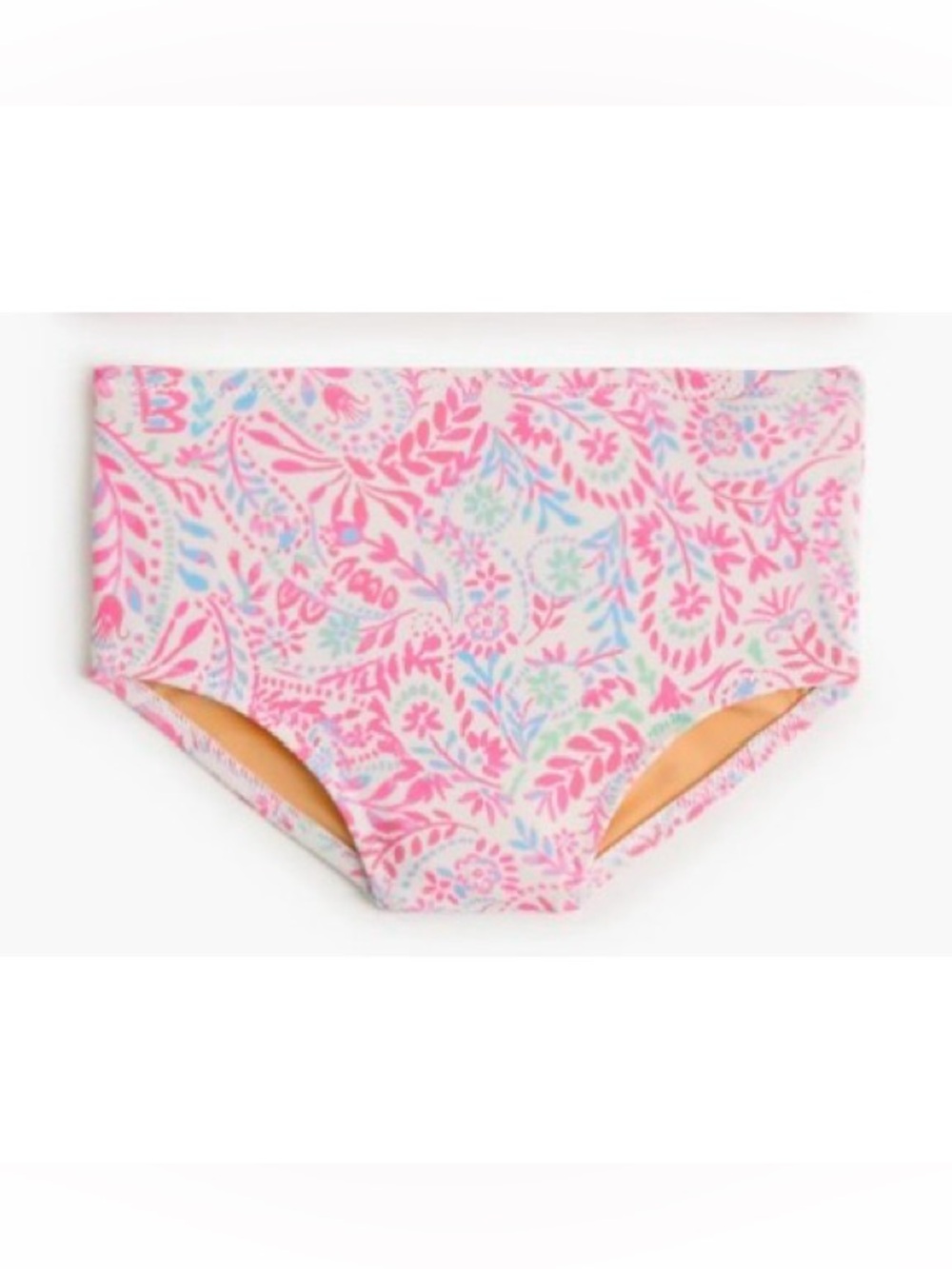 J. Crew Crewcuts Girls' Paisley Two-piece Bikini Set White Multi